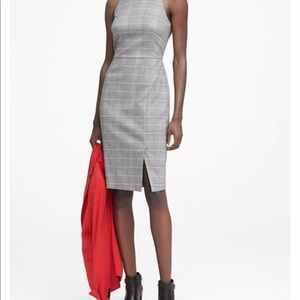 NWT Banana Republic Glen Plaid Sheath Dress sz 6